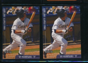 Lot (2) 2010 Grandstand #35 Bo Greenwell Lake County Captains (FQ24) SWSW6