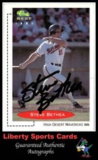 1991 Classic Best Steve Bethea #148 Authentic Autographed  Desert Mavericks