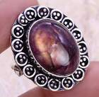 Color Boost Red Flash Labradorite 925 Silver Plated Ring Us Size 6.75