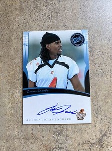 2006 Press Pass Legends Football Auto Omar Jacobs Bowling Green Falcons