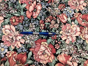 Beautiful Large Flowers Joan Kessler Concord Cotton Quilt Fabric 3yds - Picture 1 of 2