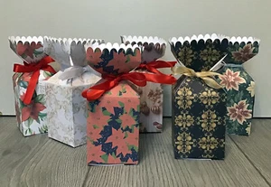 Christmas MINI Gift Box Party Candy Sweet Present Bag Party Xmas Favour - Picture 1 of 13