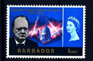 BARBADOS - 1966 - Winston Spencer Churchill - Imagen 1 de 1