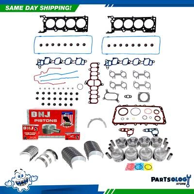 Kit de reconstrucción de motor DNJ EK4168 para Ford E150 Econoline 2000 4,6 L V8 SOHC 16v Foto 1 de 4