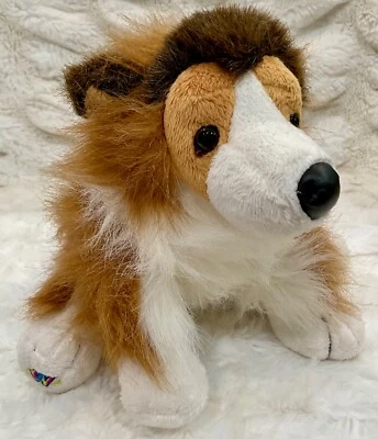 Classic Webkinz COLLIE Puppy Dog Lassie GANZ Plush Stuffed Animal NO CODE HM149 - Image 1 of 4