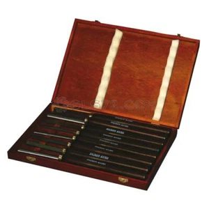 CHISEL SET 8 PCS MIXED FOR WOOD LATHE HOLZMANN H8TLG - Picture 1 of 3