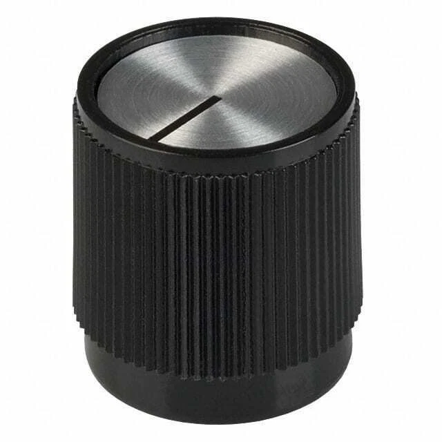 1 x KNOB KNURLED 0.250  PLAST - Image 1 of 1