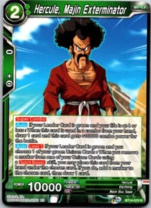 Dragonball Z Super Hercule, Majin Exterminator BT14-075 CCG TCG Free Shipping! - Picture 1 of 1