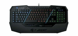 NEW Roccat Isku FX Multicolor Backlit Illuminated Gaming Keyboard ROC-12-901 BLK - Picture 1 of 3