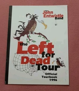 RARE John Entwistle Band The Who Left For Dead Official Tour book 1996 Tourbook - Picture 1 of 3