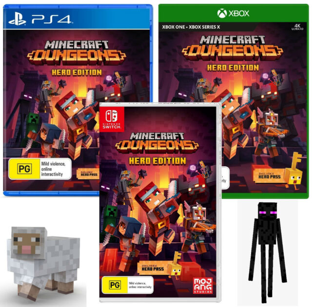 Minecraft Game, PS4 Console and Crystal Controller Bundle, Sony, PlayStation  4, 696055226566 