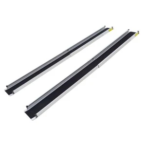 Silver Spring 7' Manual Telescoping Aluminum Wheelchair Loading Ramps - Picture 1 of 6