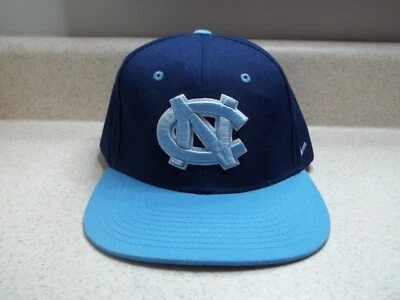 North Carolina Mens Two Tone Blue Adjustable Hat Cap Baseball UNC by Zephyr - Image 1 of 4