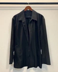 Prada Milano Vintage Men’s Tech Fabric Trench Coat Jacket Size L - Picture 1 of 1