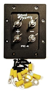 Caja de altavoces de doble entrada Parts Express taza terminal de subwoofer de repuesto - Imagen 1 de 3