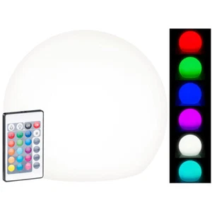 Lunartec Solar-LED-Leuchtkugel mit Fernbedienung, RGBW, 60 Lumen, IP67, Ø 20 cm - Bild 1 von 9