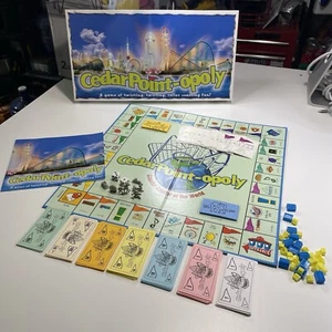 Vintage Cedar Point-opoly Monopoly Board Game Pewter Pieces Complete - Picture 1 of 9