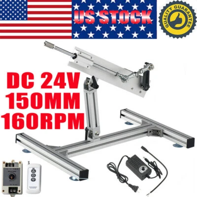 Reciprocating Motor DC24V Linear Actuator 30-150MM 160RPM Adjustable Cycling DIY - Image 1 of 4