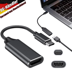 USB C zu HDMI Adapter 4K UHD Typ C auf HDMI für Huawei Samsung iPhone MacBook TV - Bild 1 von 10