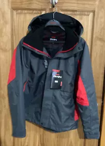 Rapala Rain Men's XS Jacket Red/Black RR1J-XS New w/Tags - Picture 1 of 3