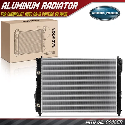 Radiador para Chevrolet Aveo 09-13 Pontiac G3 Wave 09-10 L4 1,6 L transmisión automática. Foto 1 de 4