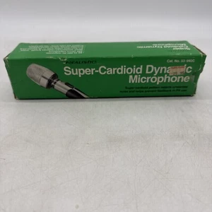 Realistic Super-Cardioid Dynamic Microphone #33-992C Opened Box - Picture 1 of 6