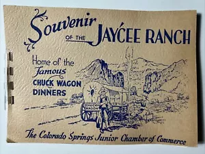 Vtg JAYCEE RANCH Colorado Springs Photo Souvenir Folder Photo - Picture 1 of 7