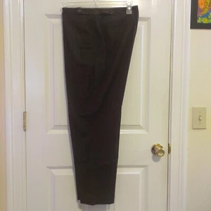 Worthington Women's Brown Cotton Plain Front Dress Pants Size 18 - Picture 1 of 10
