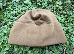 USMC Coyote MicroFleece Watch Cap Grid Fleece Polartec Size L/XL BRAND NEW - Picture 1 of 6