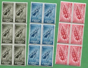 20 Sets of 1965 Fernando PO Stamps 231 - 233 Cat Value $27 Native Beetles - Picture 1 of 1