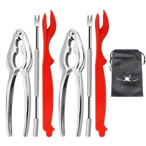 Crab Leg Crackers And Tools Lobster Crackers And Picks Set Seafood Lobster - Picture 1 of 7
