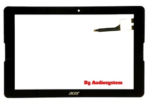 TOUCH SCREEN+VETRO PER ACER ICONIA ONE 10 B3-A30 A6003 NERO + BIADESIVO DISPLAY - Foto 1 di 1