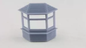 OO Gauge 3D-gedrucktes Erkerfenster für Bausätze oder Kratzer bauen, Ziegel / Fliesen Textur - Bild 1 von 2