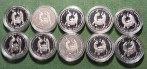 CANADA - 1988 silver DOLLAR - Ironworks - 10 piece lot - PROOF - Picture 1 of 3