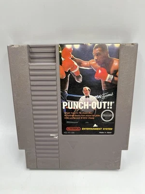 Mike Tyson's Punch-Out Nintendo NES Cartridge Only Cleaned Tested - Image 1 of 4