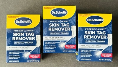 3x Dr. Scholl’s Freeze Away removedor de etiquetas de piel 1,86 oz nuevo aplicador BB: 05/2027+ Foto 1 de 4