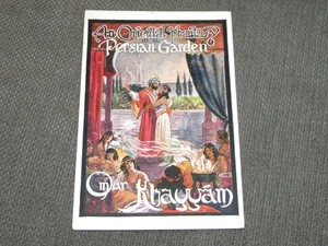 ORIGINAL THEATER WERBE POSTKARTE - OMAR KHAYYAM, LONDON. - Bild 1 von 2
