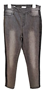 Tribal Jeans Skinny Sz 4 Grunge Punk Hipster Pull-On Faded Casual Jeans 3-Pocket - Picture 1 of 24