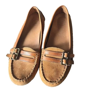 Nurture Casual Loafer Comfort Soft Leather Tan Women’s US Size 8M Clairbelle - Picture 1 of 8