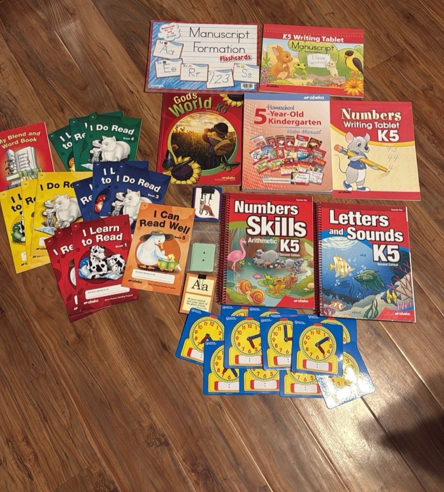 Abeka Kindergarten (k5) Non- Consumables: Teacher guide and Keys - Image 1 of 1