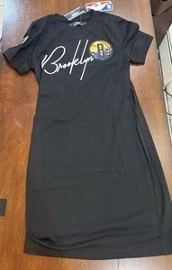 Brooklyn Nets NBA Ladies Pro Standard Black Summer Dress (XS) One Piece Pullover - Picture 1 of 11