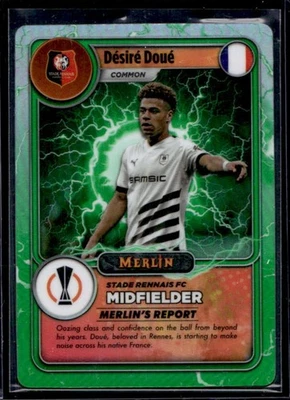 2023-24 Topps Chrome Merlin UEFA Desire Doue Merlin's Gamers #MG-8 - Image 1 of 2