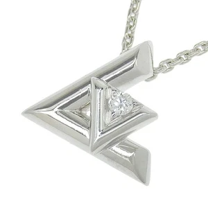 LOUIS VUITTON Vault One PM Diamond Necklace Q93806 K18WG White Gold - Picture 1 of 8
