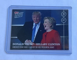2016 Topps Now #ELECTION16-1 Hillary Clinton Donald Trump - Bild 1 von 2