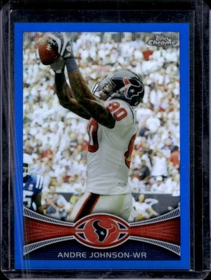2012 Topps Chrome Andre Johnson Blue Refractor #89/199 Texans - Image 1 of 2