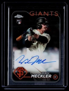 Autógrafos de novato 2024 Topps cromados #RA-WM Wade Meckler - Imagen 1 de 2