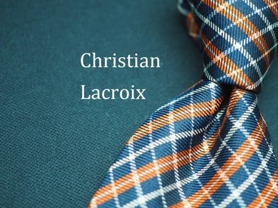 Christian Lacroix Tie Necktie SUITS Mes ALL SILK Designer Multicolor Luxury ck7 - Image 1 of 4