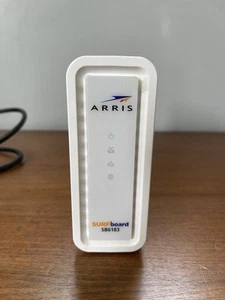 ARRIS Motorola SURFboard Cable Modem SB6183 DOCSIS 3.0 600 White - Afbeelding 1 van 6