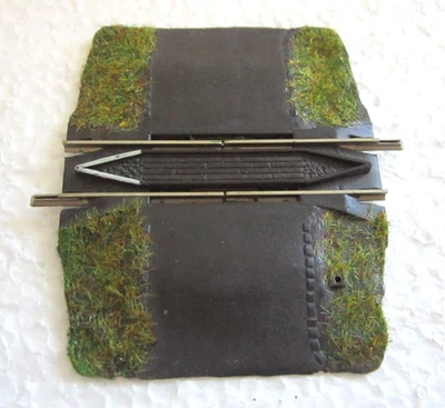 FLEISCHMANN 9199/9499 N GRADE LEVEL CROSSING STRAIGHT TRACK PICCOLO 'B' - Image 1 of 4