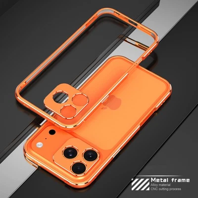 Funda protectora de metal de aluminio para iPhone 17 Pro Max/17 Pro + protección de lente de cámara Foto 1 de 4